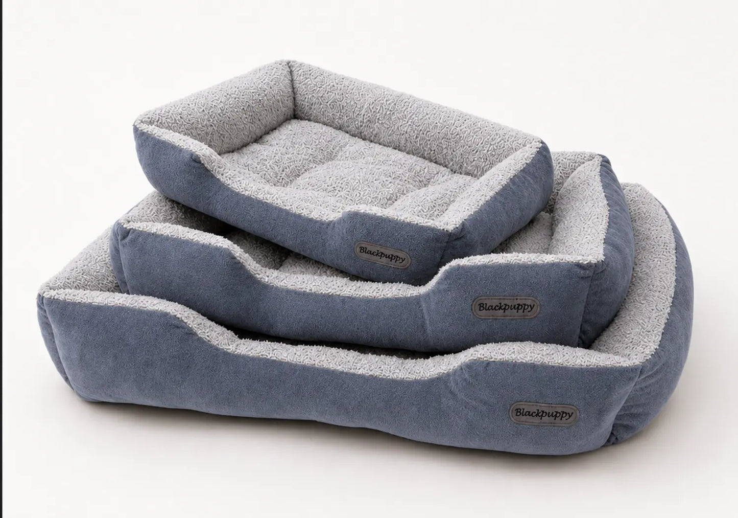 CozyNest Soft Bolster Pet Bed for Dogs & Cats