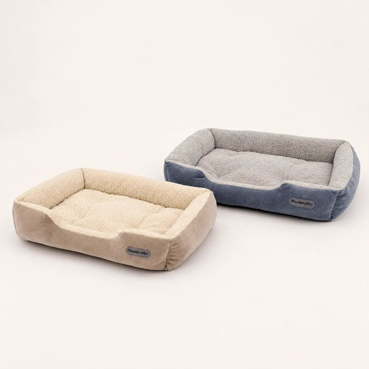 CozyNest Soft Bolster Pet Bed for Dogs & Cats