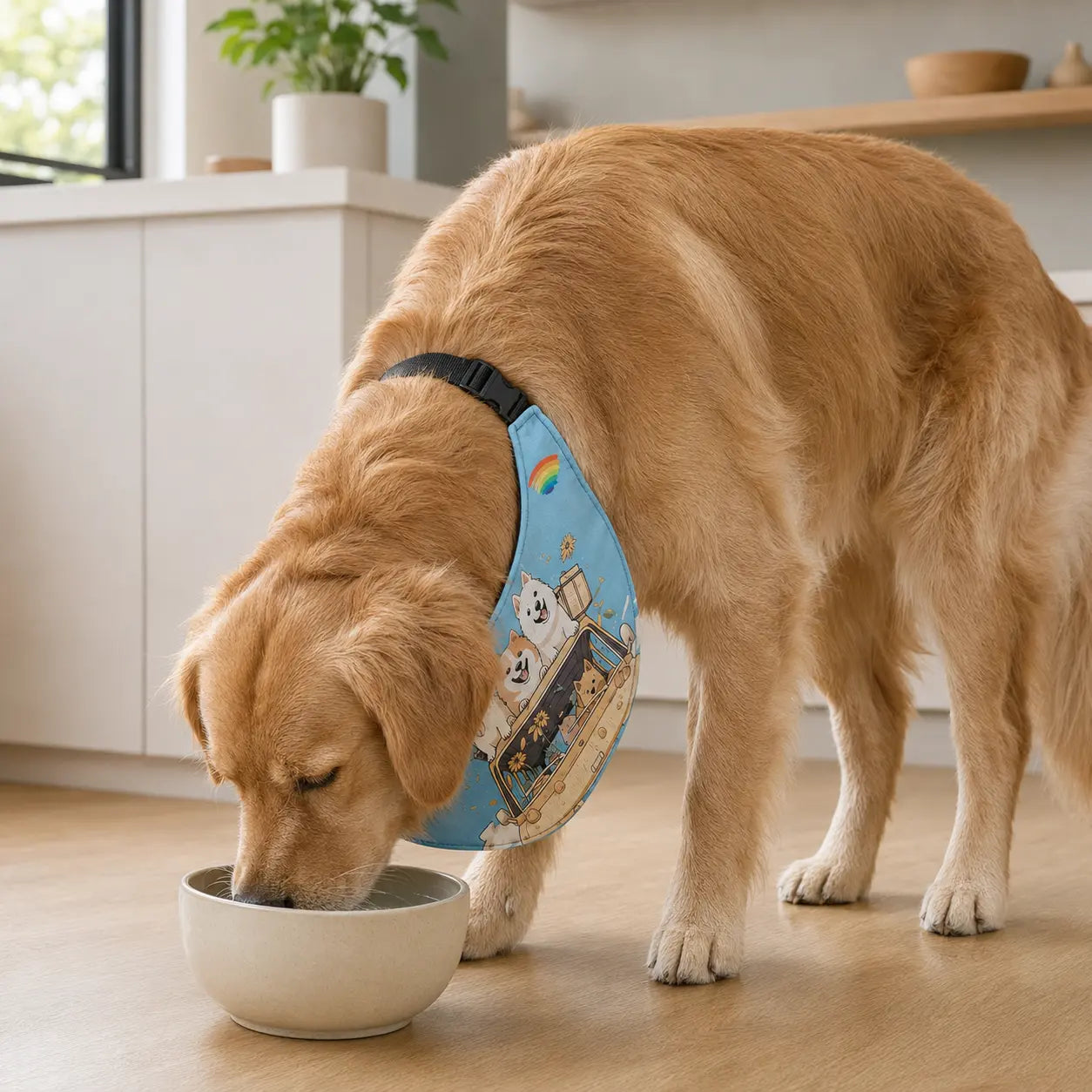 Happy Trails™ Adjustable Wide-Coverage Dog Bib