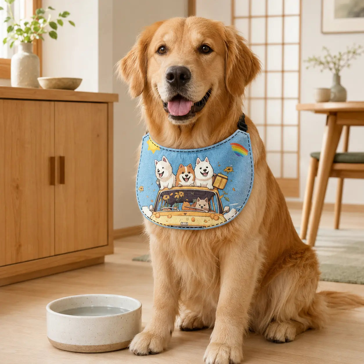 Happy Trails™ Adjustable Wide-Coverage Dog Bib